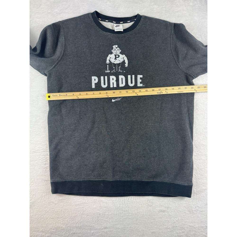 NIKE Purdue Boilermakers Fleece Pullover Crew Sweatshirt Size Women's Small L - Picture 5 of 7